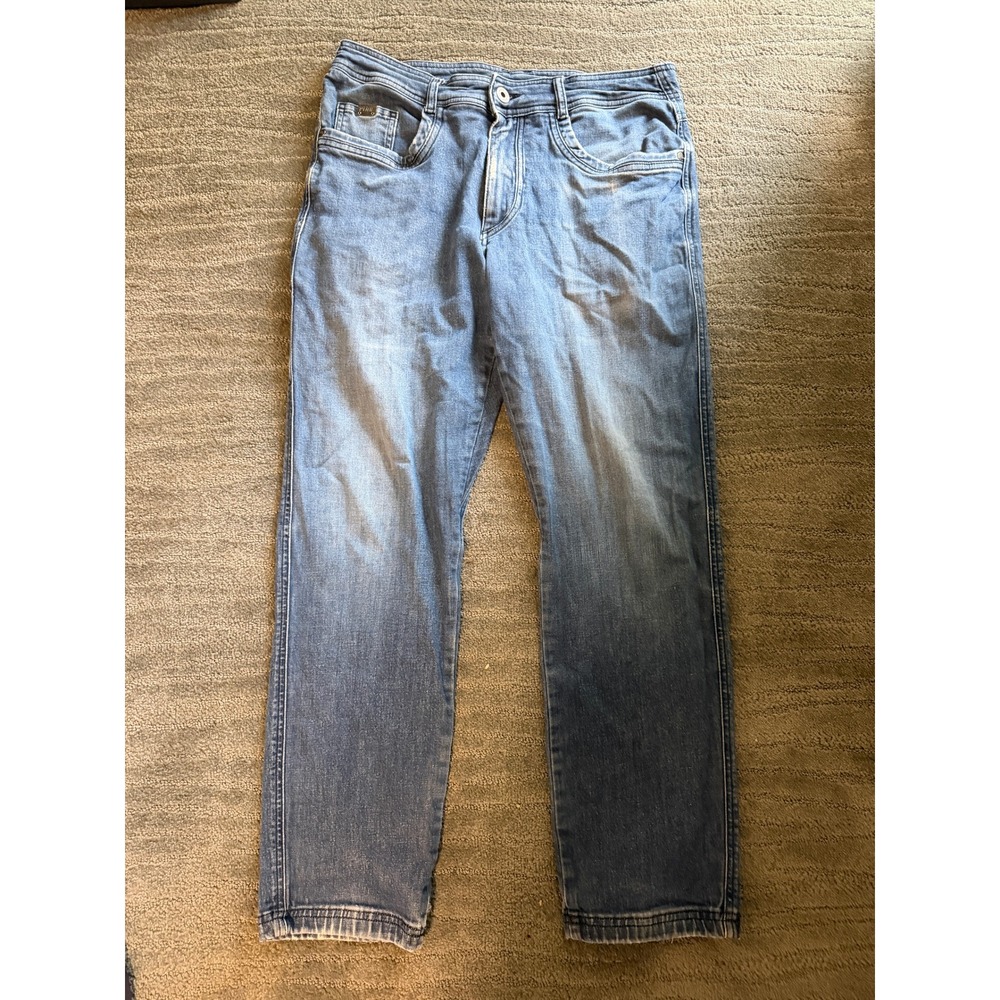 Kuhl Denim Klassik Fit Mens Jeans 34x30 Blue Stretch Straight Leg Style 5200